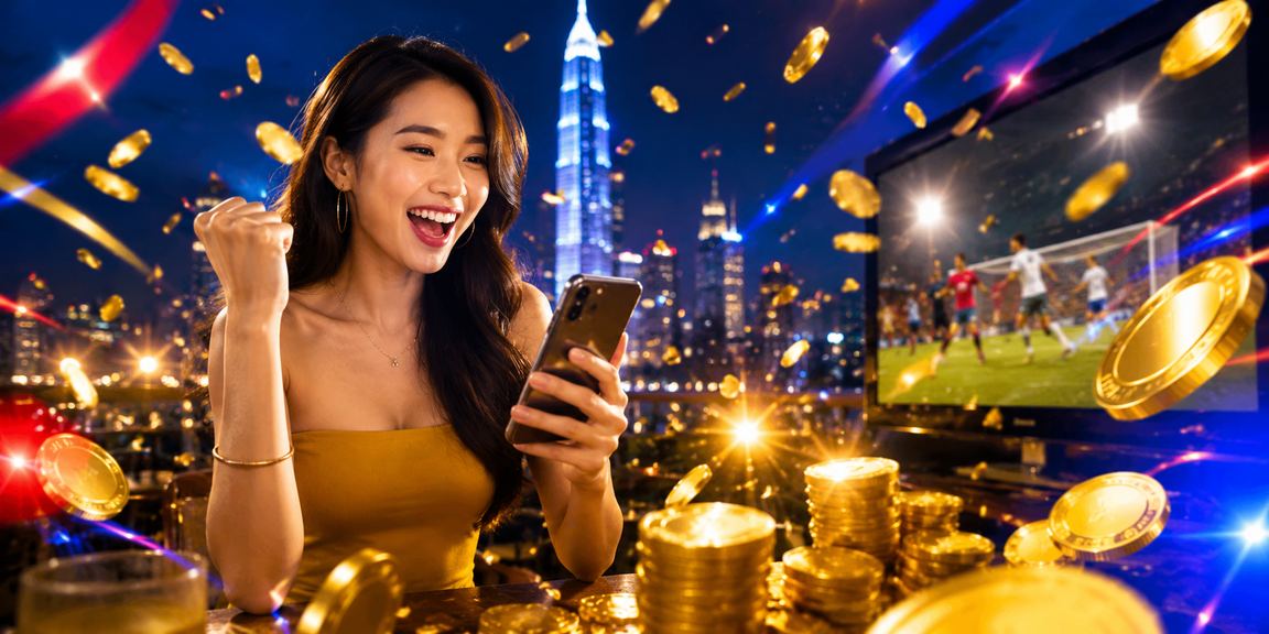 Players in Kuala Lumpur checking sports betting odds on smartphones